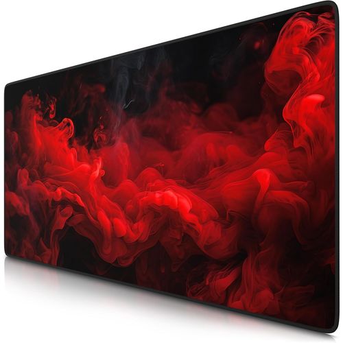 Tapis de Souris Gaming XXL 900x400mm, Mouse Pad Mat, sous-Main Bureau Gamer Extra Large en Tissu, Base antidérapante, Haute précision et Vitesse, pour Souris claviers Roccat Razer Logitech.[F286]