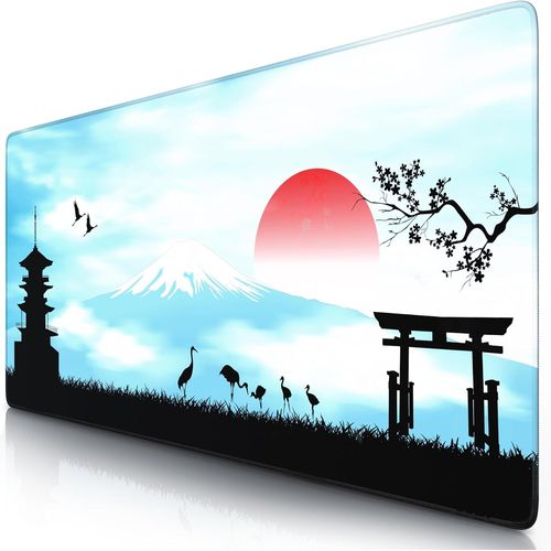 Tapis de Souris Gaming XXL 900x400mm, Mouse Pad Mat, sous-Main Bureau Gamer Extra Large en Tissu, Base antidérapante, Haute précision et Vitesse, pour Souris claviers Roccat Razer Logitech.[F279]