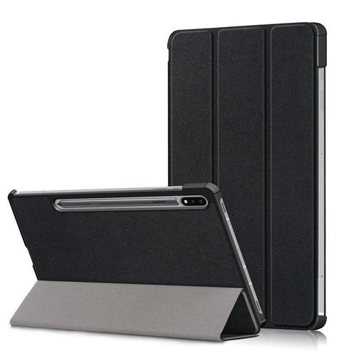 Etui Samsung Galaxy Tab S9 Fe Smartcover Pliable Noir Cuir Pu Avec Stand - Housse Coque De Protection Nouvel Samsung Galaxy Tab S9 Fe - Accessoires Tablette Pochette Xeptio© : Exceptional Smart Case !