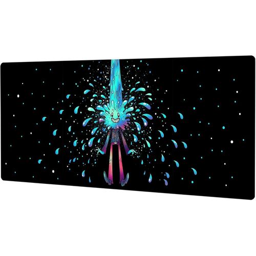 Tapis de Souris Mousepad de Bureau 900 x 400 x 3 mm,Tapis de souris extra large et long Tapis de souris XXL - Tapis de souris à base de caoutchouc antidérapant -Petit Monstre.[F697]