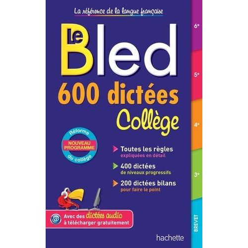 600 Dictées Collège