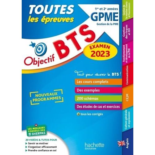 Toutes Les Matières Bts Gpme 1re Et 2e Années