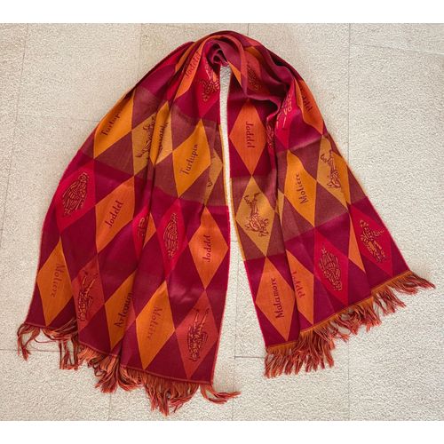 Très Grande Étole "Comédie-Française" 100% Laine - 200 X 68 Cm