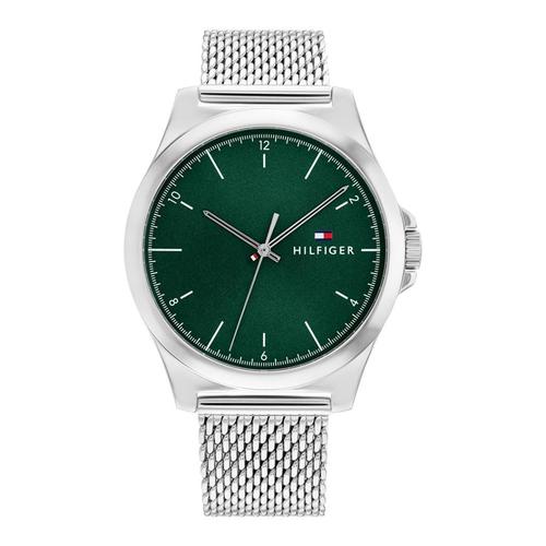 Montre Tommy Hilfiger Norris Acier Milanais Cadran Vert