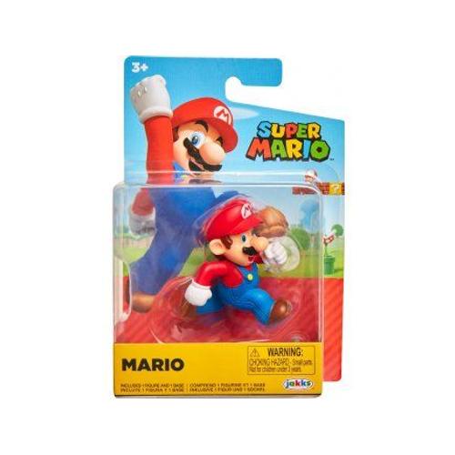 Figurine Super Mario : Mario 5 Cm - Set Figurine Collection + 1 Carte - Enfant