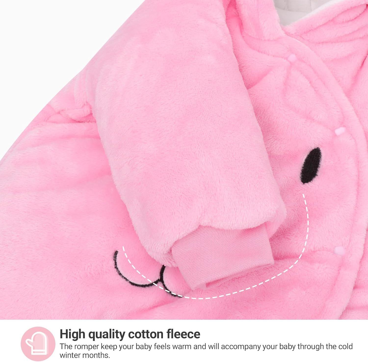 JiAmy Combinaison de neige pour bébé Combinaison d'hiver Veste polaire  Manteau Tenues pour les tout-petits Garçons Filles 3-6 Mois : :  Mode