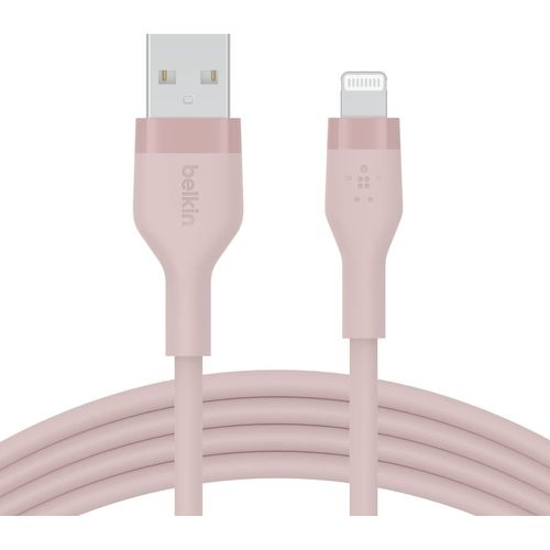 Belkin BOOST CHARGE - Câble Lightning - USB mâle pour Lightning mâle - 3 m - rose