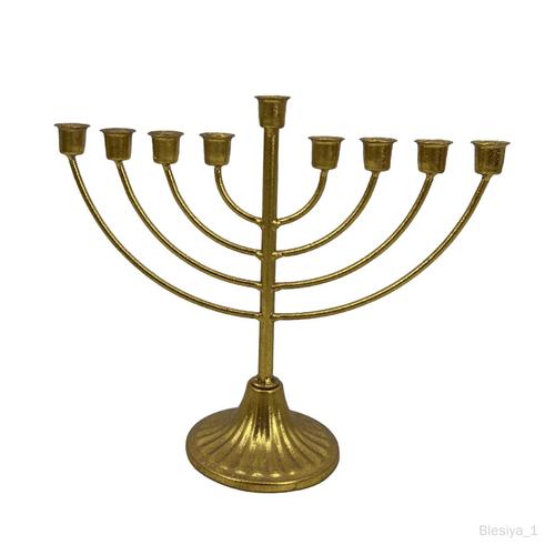 Chandelier juif, décoration Hanukkah, Menorah pour étagère, salon 9 succursale