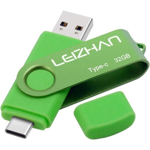 Clé USB 3.0 32 Go Flash Drive USB Type C OTG Pendrive USBHuawei Samsung Smartphone Android de Type C Samsung Galaxy S8/S8+/S9/S9+, Note7/8/9, A6S/A9S, Google Pixel, LG, Hua Wei and More Smar.[F1051]