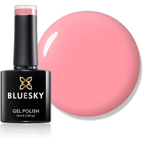 Vernis À Ongles Gel Bluesky, Glow A097, Corail, Rose Clair, Durable, Résistant Aux Puces, 10 Ml (Nécessite Du Séchage Sous Lampe Led Uv)