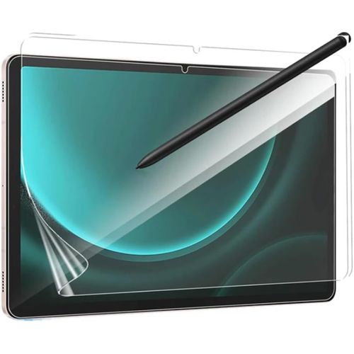 Protecteur D'écran Pour Tablette Papier Compatible Avec Samsung Galaxy Tab S9 Fe+ 12.4"" Tab S9 Fe Plus Film Transparent D'hydrogel Mat, Ultra-Mince, Anti-Empreintes Digitales, Anti-Reflet.[S998]