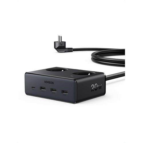6 En 1 Multiprise Avec Interrupteur 3680w 2 Prises Chargeur Usb C 20w 3 Ports Usb A Compatible Avec Iphone 16 Plus Pro Max 15 14 Ipad Macbook Pro Air Galaxy S24 S23 A15 A05s,Long Câble 1,5m.[Y434]