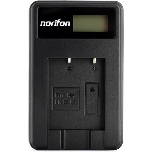 EN-EL19 LCD USB Chargeur pour Nikon Coolpix S33,S7000,S6900,S2800,S100,S3100,S4100,S4300,S5200,S6500 Caméra et Plus.[X153]