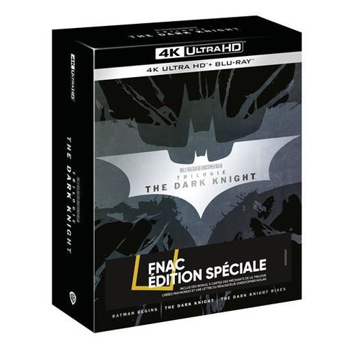 Coffret The Dark Knight Édition Spéciale Fnac Blu-Ray 4k Ultra Hd