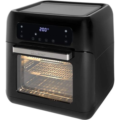 ChenQuanSarl-Fr 3747 H Friteuse À Air Chaud, Quatre Hauteurs De Chargement Pour Des Résultats De Cuisson Optimaux, Sans Huile Ni Graisse, 11 Litres, Commande Sensor Touch, Écran Led, Noir