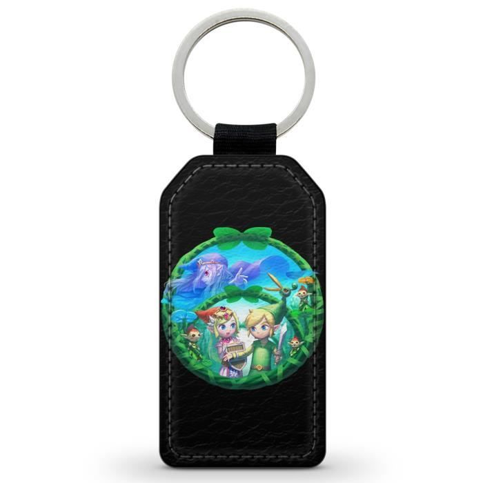 Porte-Cles Clefs Keychain Simili Cuir The Legend of Zelda The Minish Cap