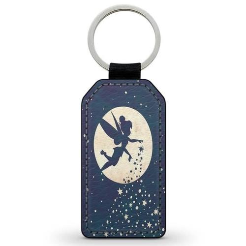 Porte-Cles Clefs Keychain Simili Cuir Clochette Tinkerbell Peter Pan Disney