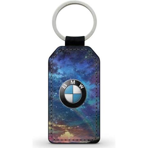 Porte-Cles Clefs Keychain Simili Cuir BMW Galaxy