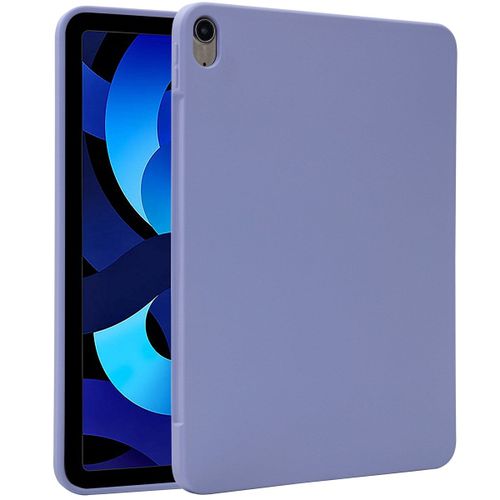 Accezz Coque Liquid Silicone Avec Porte-Stylet Ipad Air (2020 2022) Lila
