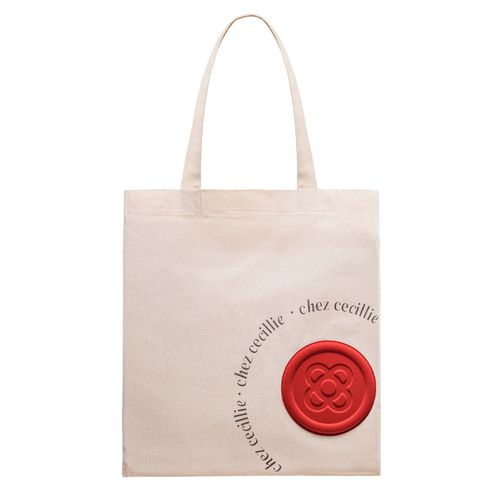 Shopping Tote bag, Coton sac fourre-tout, Persan rouge, Panot design, Sacs De Courses avec mousqueton pour clés - Made in Barcelona