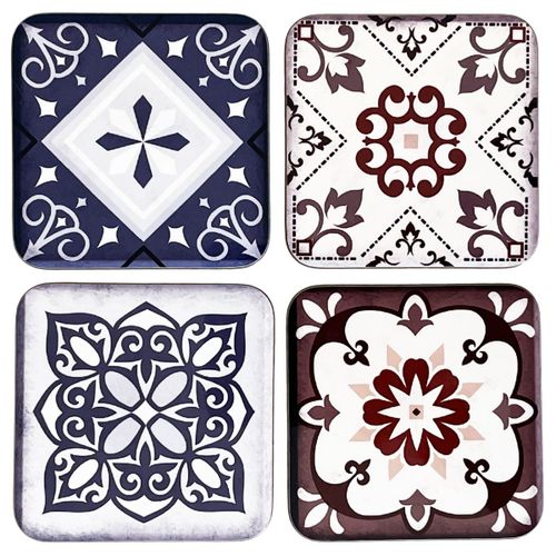 Set De 4 Dessous De Verres Déco Carrelage