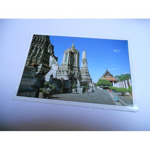Thailande Carte Couleur De 1998 Bangkok The Pagoda In Temple Of Daw