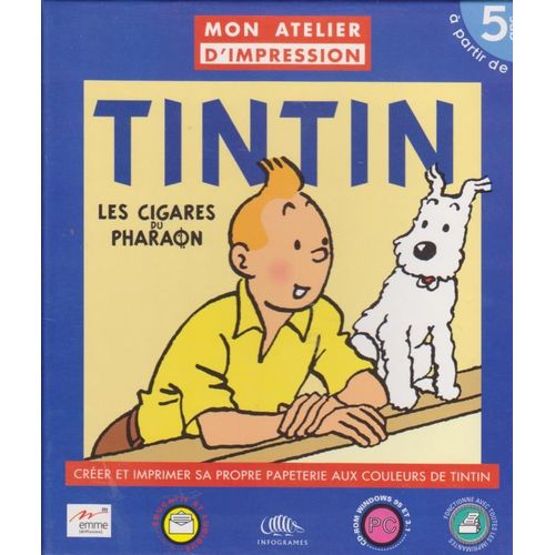 Tintin : Les Cigares Du Pharaon. Mon Atelier D'impression (Cd-Rom Pour Pc)