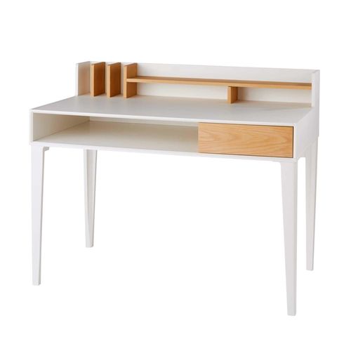 Bureau 1 Tiroir Blanc
