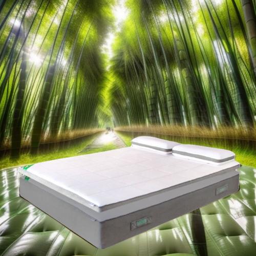 surmatelas bambou htconfort 160x200x5