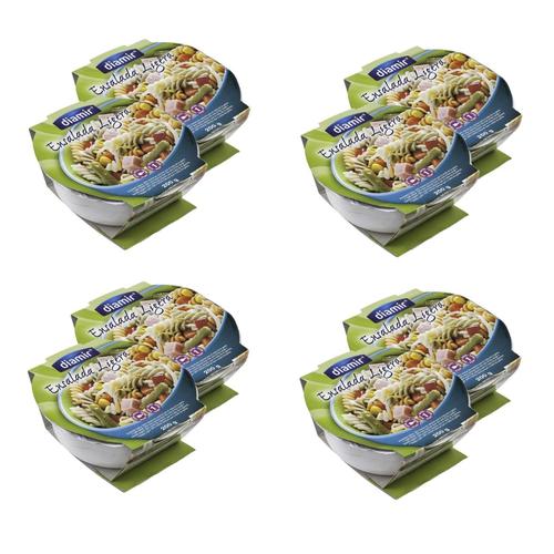 Lot 8x Salade Légère Aux Pâtes - Barquette 200g