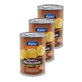 Lot 3x Demi Pêches Au Sirop - Boîte 420g