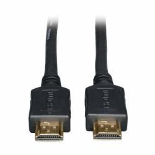 Eaton Tripp Lite Series High-Speed HDMI Cable, HD, Digital Video with Audio (M/M), Black, 35 ft. (10.67 m) - Câble HDMI - HDMI mâle pour HDMI mâle - 10.7 m - double blindage - noir