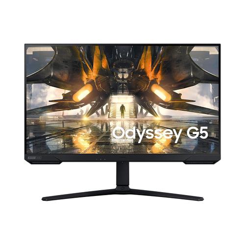 Samsung Odyssey G5 S32AG500PP - G50A Series - écran LED - jeux - 32" - 2560 x 1440 QHD @ 165 Hz - IPS - 350 cd/m² - 1000:1 - HDR10 - 1 ms - HDMI, DisplayPort - noir