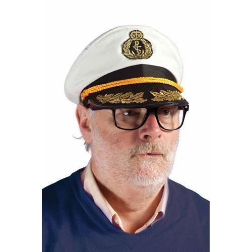 Casquette Capitaine Luxe - Ptit Clown - Blanc - Adulte - Extérieur
