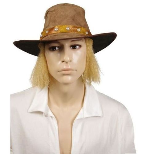 Chapeau Tissu Doc Adulte - Ptit Clown - Marron - Accessoire De Déguisement