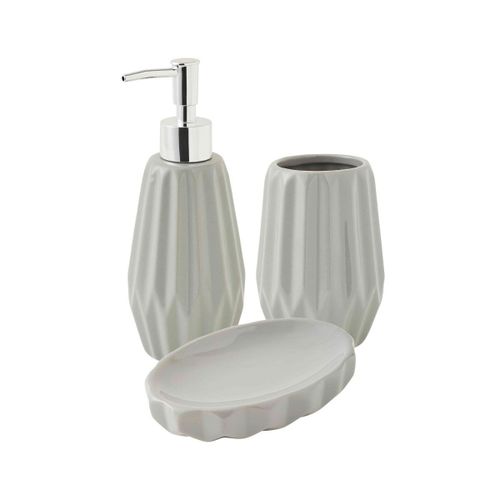 Set de salle de bain 3 pièces 3 pièces en céramique rose poudré