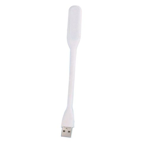 Mini lampe LED USB portable,veilleuse flexible,super lumineuse,lampe de livre,lampe de lecture pour banque d'alimentation,PC,ordinateur portable,ordinateur portable,drop sunshine - Type white