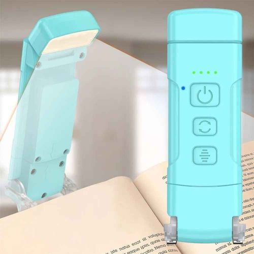 Lampe De Lecture Aste Usb Avec Minuterie,3 Couleurs,5 Luminosités,Lampe De Lecture À Clipser,Veilleuse Pour Signet,Lampe De Livre - Type Green #A