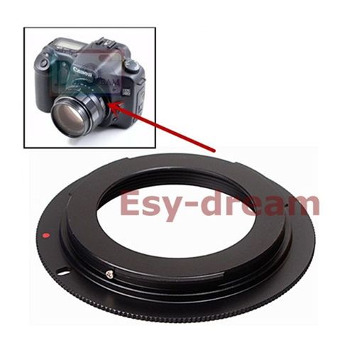Adaptateur d'anneau d'adaptation de montage en métal M42-EF pour objectif M42-EOS M42 et appareil photo reflex numérique Canon EOS 70D 760D 700D 650D 60D 50D 5D 6D 1200D - Type B TYPE