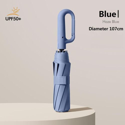 Parapluie À Boucle Annulaire,Extra Large,Renforcé,Résistant Au Vent,À La Pluie,Polyvalent Pour Les - Blue-E54923