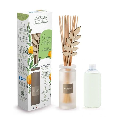 Diffuseur de Parfum Orange&Thé Vert 100ml - Esteban Paris