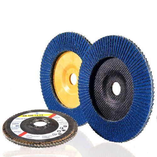 Disque à lamelles conique RB 48624 YX Zirconium hautes performances - Ø 125 mm - Grain 40 - Inox, acier - 1 pièce - HERMES - 6042429