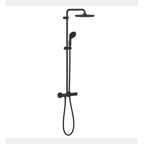 Grohe - Colonne de douche thermostatique GROHE Vitalio Start System 250 noir  - Noir