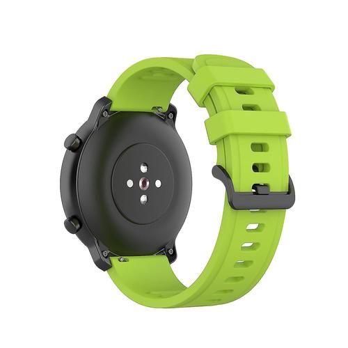 Bracelet En Silicone 22mm 20mm Pour Amazfit Gtr/Stratos/Bip Bracelet De Remplacement Pour Samsung Watch 3/4 Huawei Watch 3/Gt2 Correa-Noir For Huawei 46mm Green