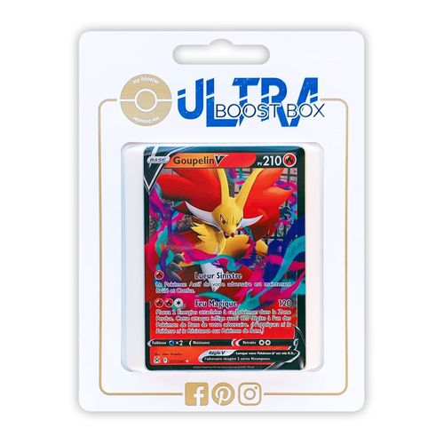 Goupelin V 27 196 - Ultraboost X Epée Et Bouclier 11 Origine Perdue - Coffret De 10 Cartes Pokémon Françaises