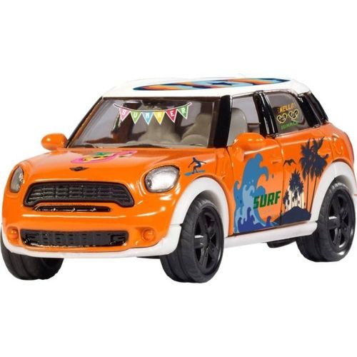 Siku 6507 Set De Bricolage Style My Siku Mini Countryman Summer Voiture Jouet Métal Plastique Orange Avec Feuilles D Autocollants Pour Personnalisation Portes Ouvrables