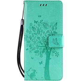 Coque Pour Huawei Honor 10 Lite [Pas Pour Honor 10] / P Smart 2019, Coque Housse Case Portefeuille Porte Carte Elegant Anti Choc Flip Cuir Etui Magnetique Protection,Housse Vert