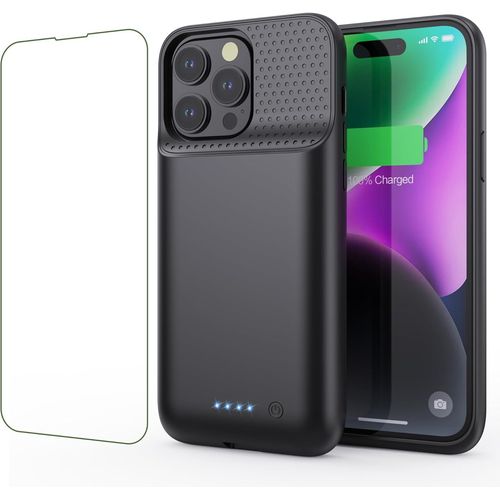 Bmtterqgwo-Coque Batterie Iphone 14 Pro Max/14 Plus/13 Pro, Ultra Fine 8600mah Chargeur Portable Iphone 14 Pro/14plus/13pro