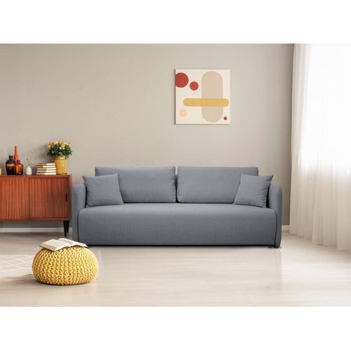 Canapé Convertible 3 Places Gris