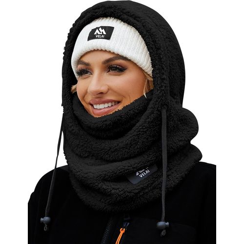 BMTTERQGWO-Cagoule polaire pour hommes femmes masque ski coupe-vent echarpe capuche bonnet couverture nuque temps froid